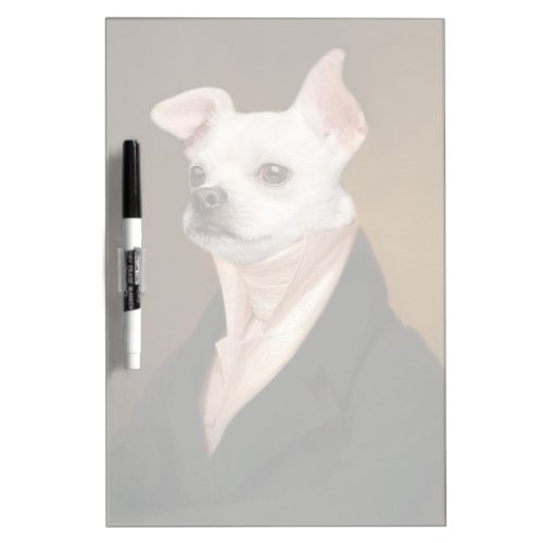 Cutest Baby Animals  Royal Chihuahua Portrait Dry Erase Board
