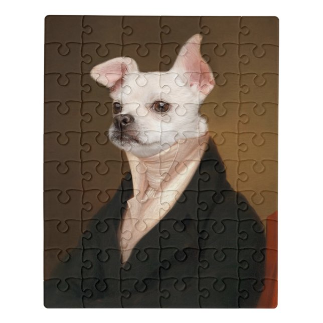 Cutest Baby Animals | Royal Chihuahua Portrait Jigsaw Puzzle (Puzzle Vertical)