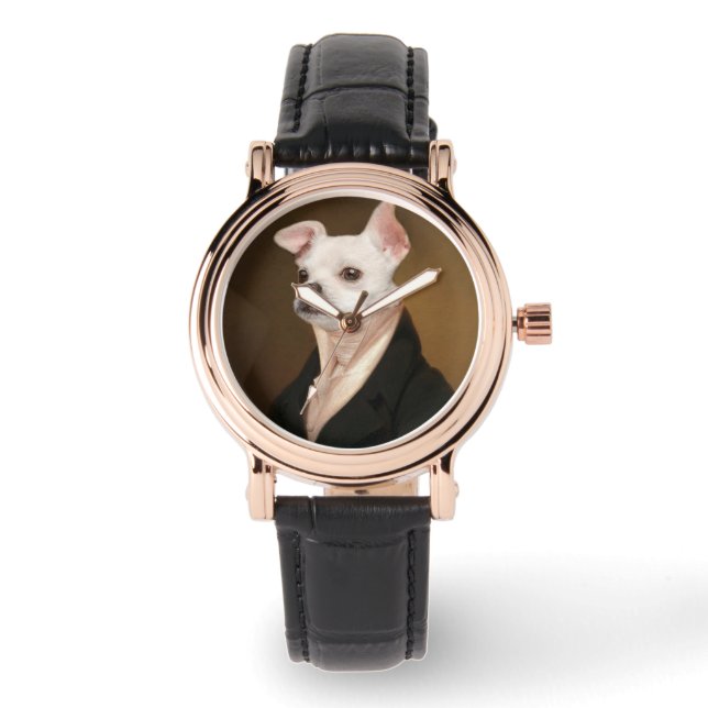 Cutest Baby Animals | Royal Chihuahua Portrait Watch (Front)
