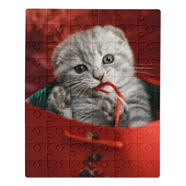 Cutest Baby Animals | Scottish Fold Kitten Jigsaw Puzzle (Puzzle Vertical)