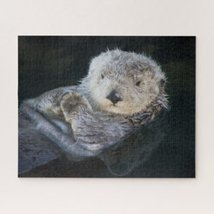 Cutest Baby Animals   Sea Otter Floating Jigsaw Puzzle