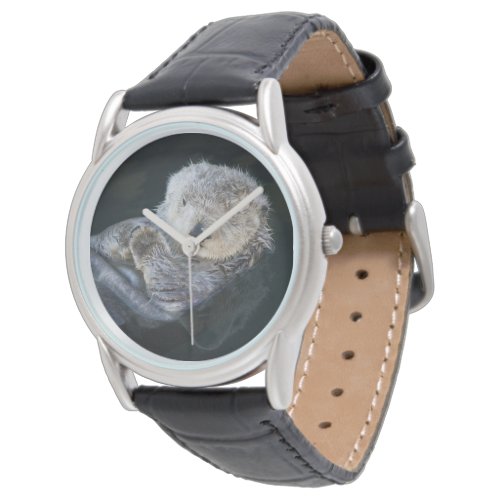 Cutest Baby Animals  Sea Otter Floating Watch