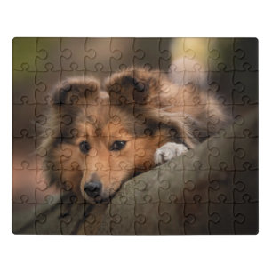 Cutest Baby Animals   Shetland Sheepdog Puppy Jigsaw Puzzle