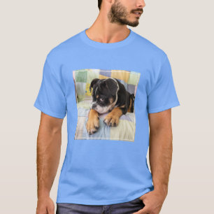 Cutest Baby Animals   Shy Old English Bulldog T-Shirt