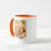 Cutest Baby Animals | Sleeping Ginger Cat Mug (Front Left)