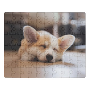 Cutest Baby Animals Sleepy Corgi Jigsaw Puzzle