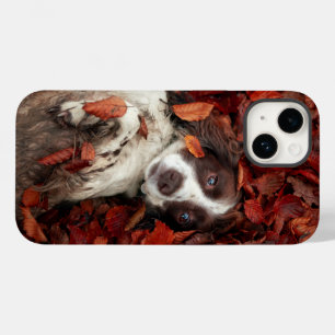 Cutest Baby Animals Spaniel in Autumn Leaves Case-Mate iPhone 14 Case