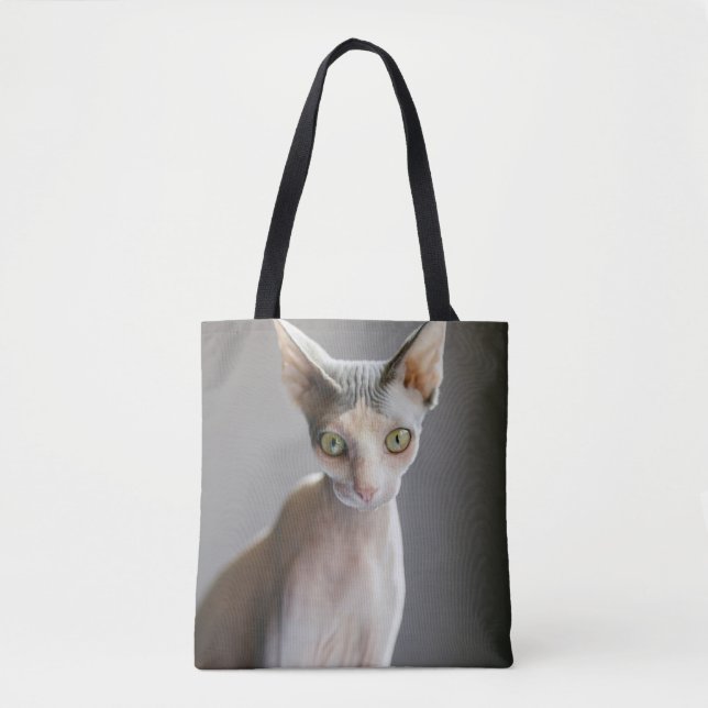 Cutest Baby Animals | Sphinx Cat Tote Bag (Front)