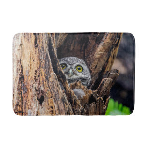 Cutest Baby Animals Spotted Owlet Bath Mat