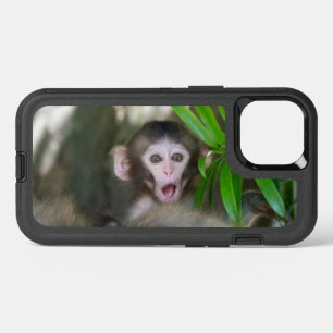 Cutest Baby Animals Surprised Snow Monkey iPhone 13 Case
