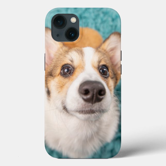 Cutest Baby Animals | Sweet Corgi Puppy Face Case-Mate iPhone Case (Back)
