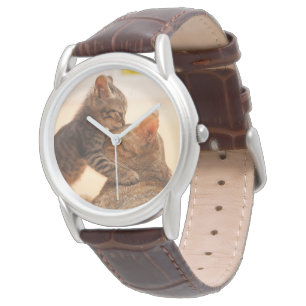 Cutest Baby Animals Tabby Kitten Kiss Watch