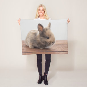 Cutest Baby Animals   Tiny Baby Bunny Fleece Blanket