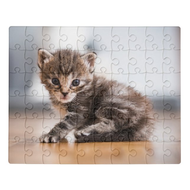 Cutest Baby Animals | Tiny Tabby Kitten Jigsaw Puzzle (Puzzle Horizontal)
