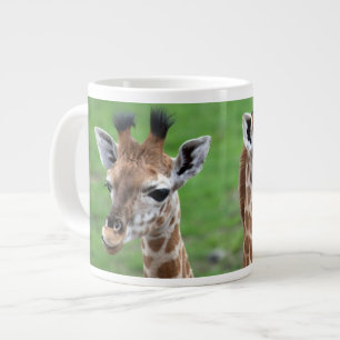 Cutest Baby Animals Two Baby Giraffes Giant Coffee Mug