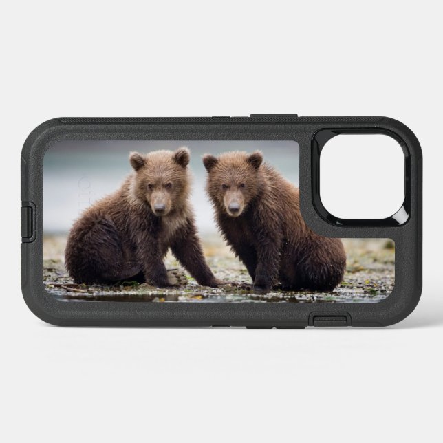 Cutest Baby Animals | Two Bear Cubs Otterbox iPhone Case (Back Horizontal)