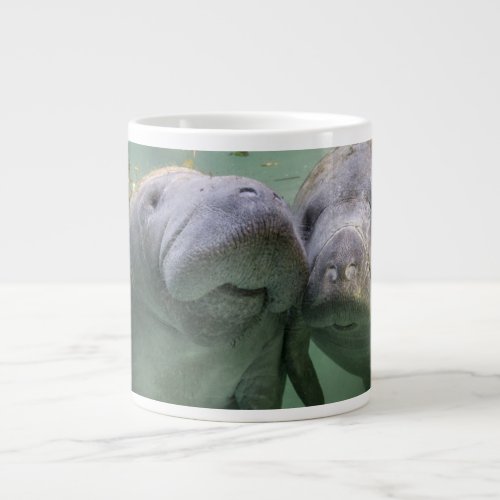 Cutest Baby Animals  Two Manatees Giant Coffee Mug