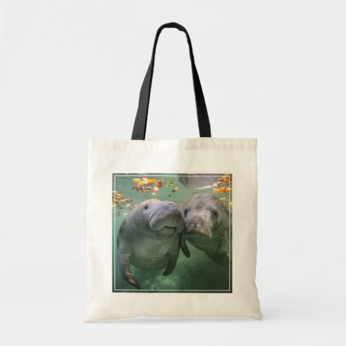 Cutest Baby Animals  Two Manatees Tote Bag