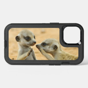 Cutest Baby Animals   Two Young Meerkats iPhone 13 Case