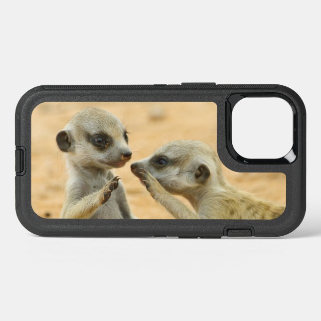 Cutest Baby Animals | Two Young Meerkats Otterbox iPhone Case (Back Horizontal)