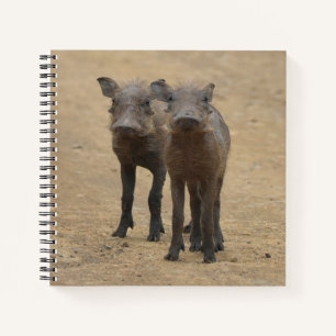 Cutest Baby Animals   Two Young Warthogs Notebook