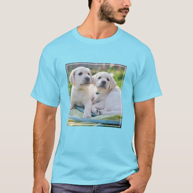 Cutest Baby Animals | Yellow Labrador Retrievers T-Shirt (Front)