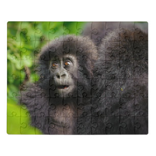 Cutest Baby Animals Young Mountain Gorilla Jigsaw Puzzle