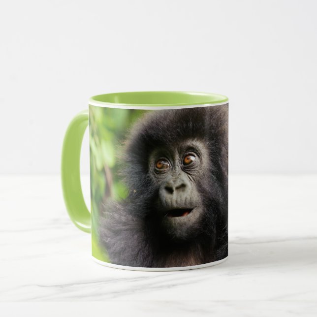 Cutest Baby Animals | Young Mountain Gorilla Mug (Front Left)