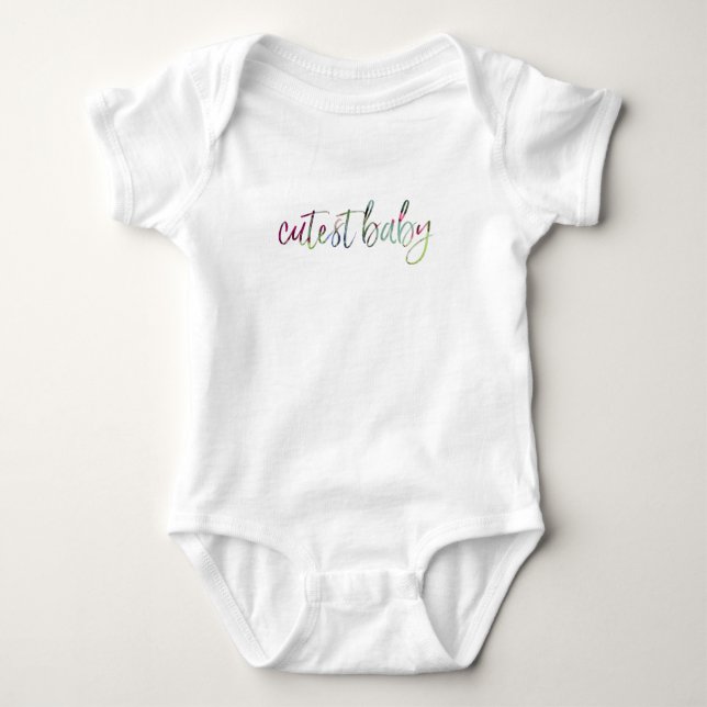 CUTEST BABY Bodysuit (Front)