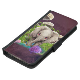 Cutest Baby Elephant  Samsung Galaxy S5 Wallet Case