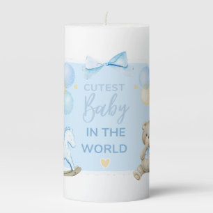 Cutest Baby in the World Pillar Candle