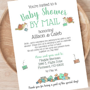 Cutest Baby Shower by Mail Invitation
