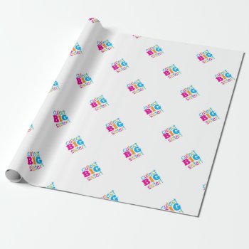 Cutest Big Sister Wrapping Paper by Bubbleprint at Zazzle