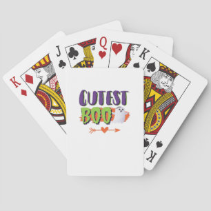 Cutest Boo Halloween Funny Casual Poker Cards