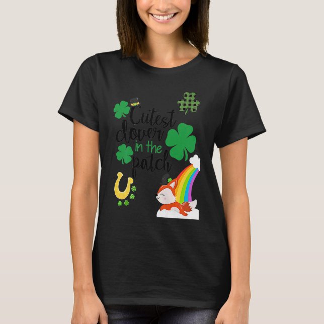 Cutest C In The Patch St Paddy's Day Leprechaun Lu T-Shirt (Front)