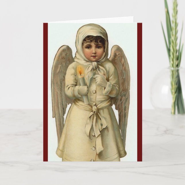 cutest christmas angel card (Front)
