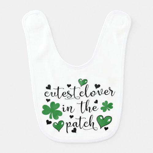 cutest clover in the patch bib