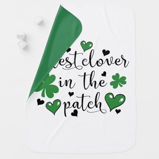 cutest clover in the patch receiving blanket (In Situ)