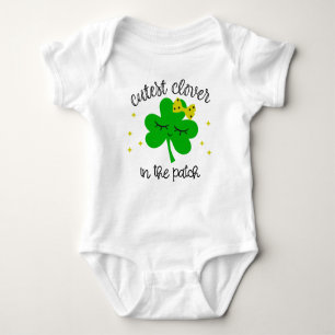 Cutest Clover In The Patch St. Patricks Day Baby Bodysuit