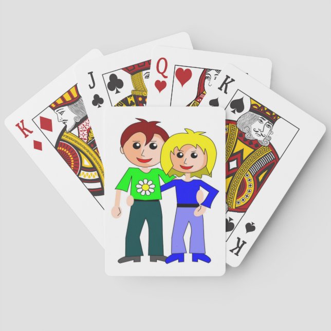 CUTEST COUPLE POKER CARDS (Back)
