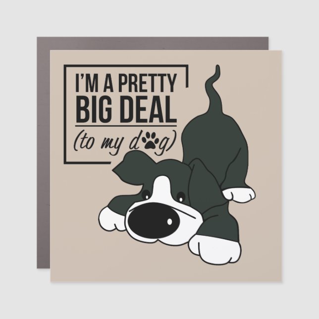 Cutest Dog Ever Car Magnet (Front)