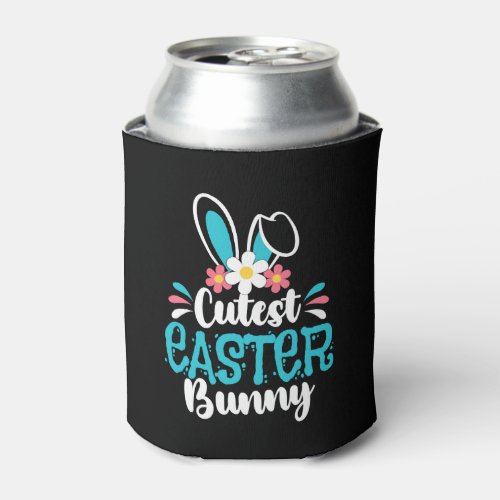 Cutest Easter Bunny Happy Easter Day For Family Can Cooler