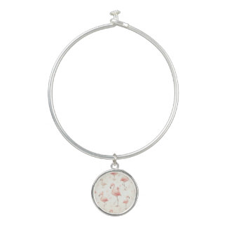 Cutest Flamingo Flock Bangle Bracelet