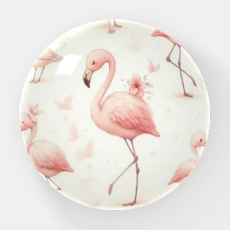Cutest Flamingo Flock Paperweight