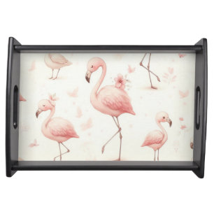 Cutest Flamingo Flock Serving Tray