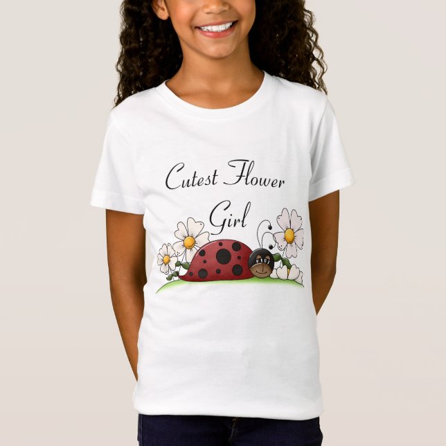 Cutest Flower Girl T-Shirt (Front)