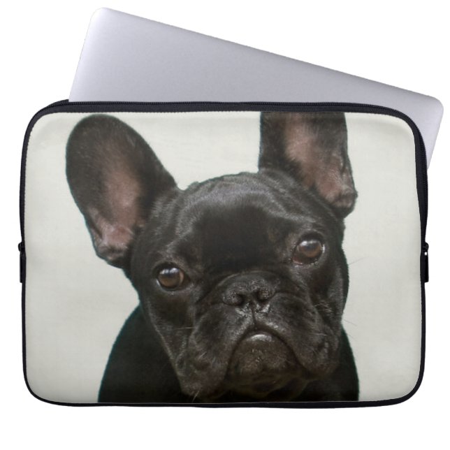 Cutest French Bulldog Puppy Laptop Sleeve (Front)