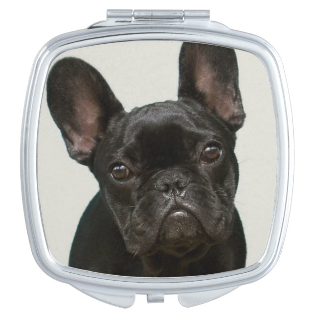 Cutest French Bulldog Puppy Vanity Mirror (Front)