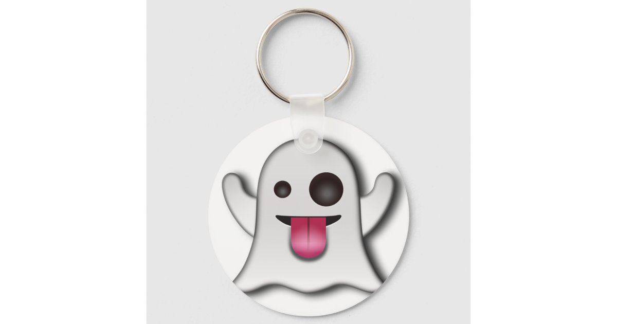 Cutest Ghost next to Casper! Keychain | Zazzle