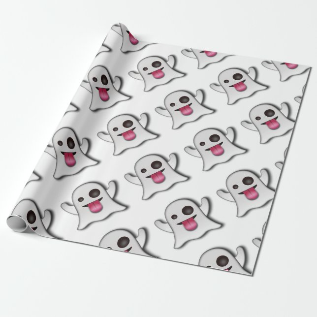 Cutest Ghost next to Casper! Wrapping Paper (Unrolled)